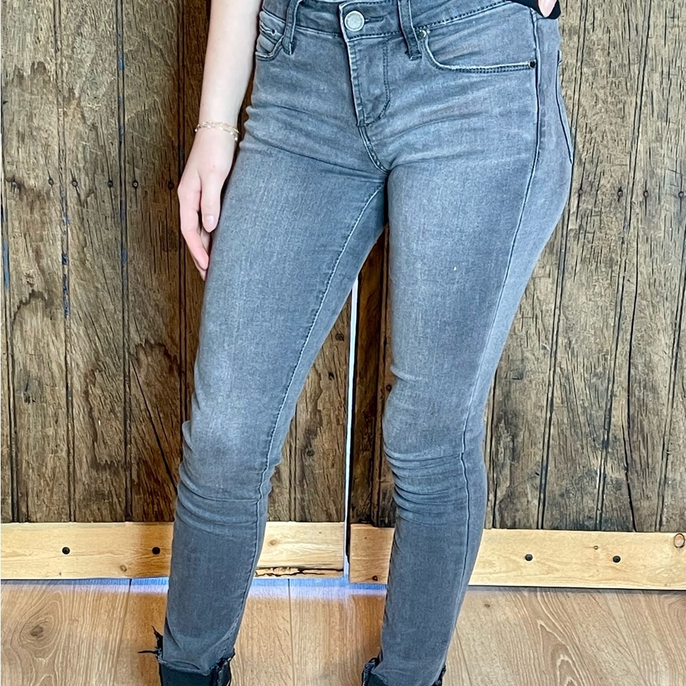 Stylish Gray Denim Jeans